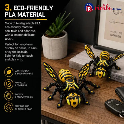 Cyber Mechanical Bee Figurine 🐝