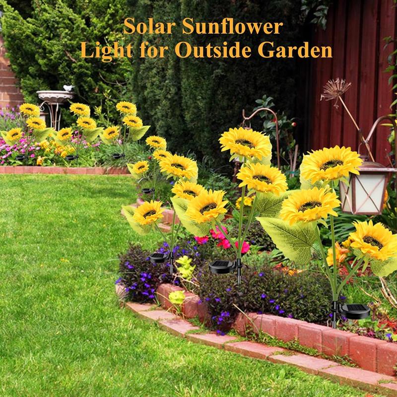 🔥Hot Sale 49% OFF🌞Solar LED Sunflower Garden Lights