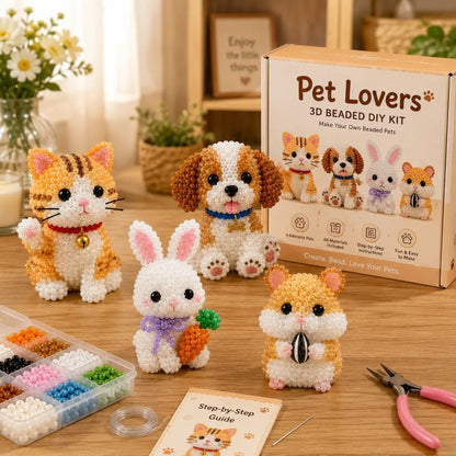 🧵✨Petite 3D Beaded Animal Craft Kit