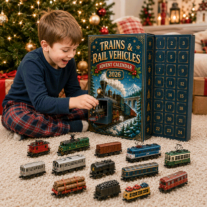 Trains & Rail Vehicles Advent Calendar 2026 – 24 Railway Surprises