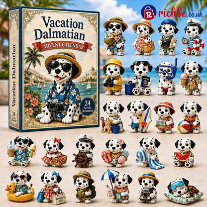 Daily Dalmatian Advent Calendar 2026 - 24-Day Festive Countdown - Vacation Dalmatian