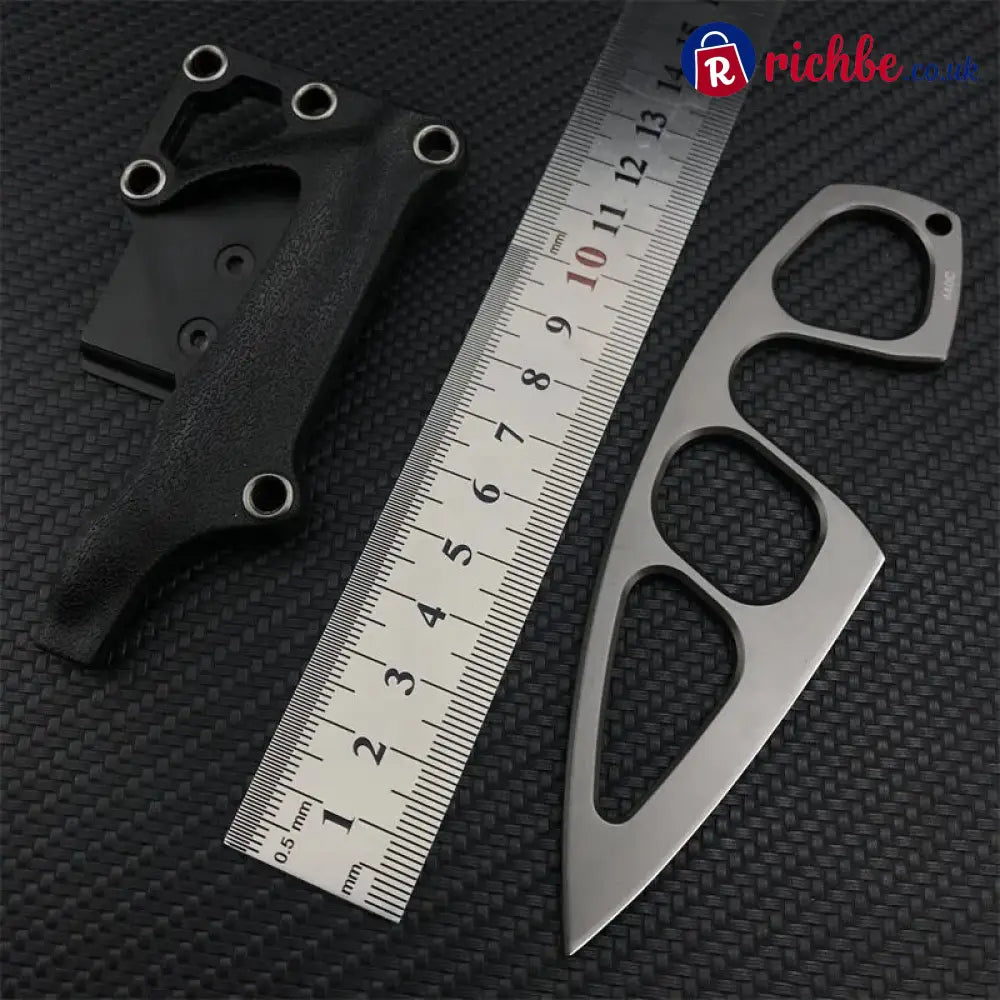 Dailyard Tactical EDC Knife with Multi-Carry Sheath & Belt Clip