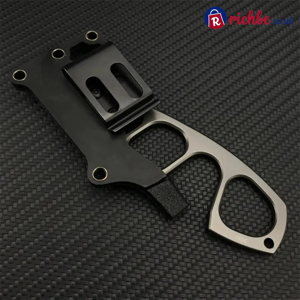 Dailyard Tactical EDC Knife with Multi-Carry Sheath & Belt Clip