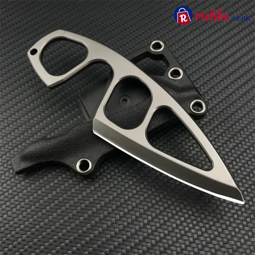 Dailyard Tactical EDC Knife with Multi-Carry Sheath & Belt Clip