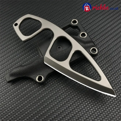 Dailyard Tactical EDC Knife with Multi-Carry Sheath & Belt Clip