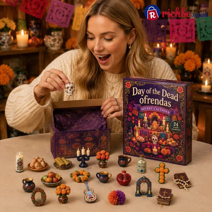 Day of the Dead Ofrendas Advent Calendar 2026 - 24-Day Festive Countdown Acrylic Charms Blind Box