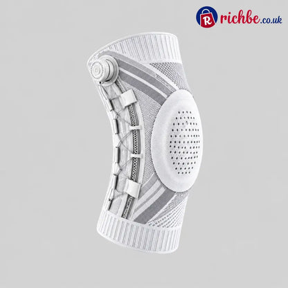 Dial-Adjustable Sports Knee Brace with Alloy Spring Support