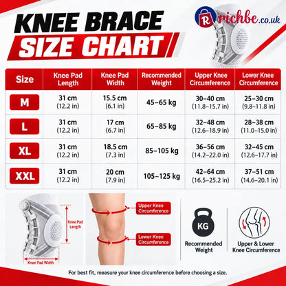 Dial-Adjustable Sports Knee Brace with Alloy Spring Support