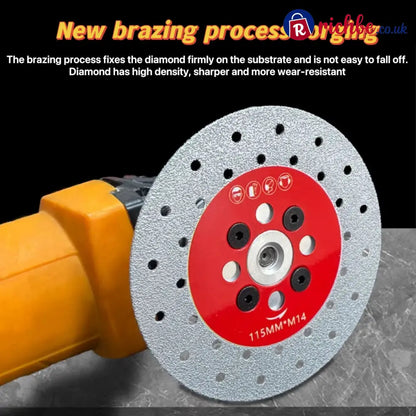 Diamond Brazed Grinding and Cutting Disc for Marble Tile and Stone