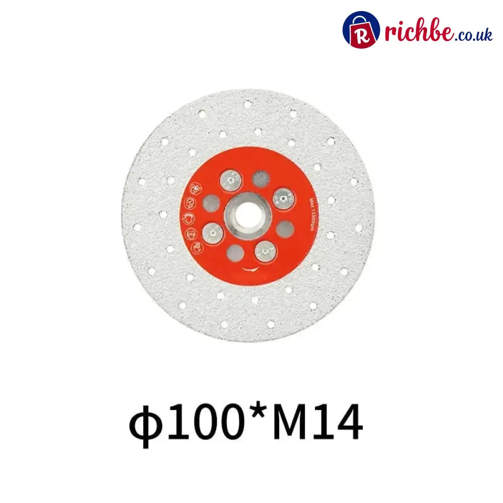 Diamond Brazed Grinding and Cutting Disc for Marble Tile and Stone - φ100*M14