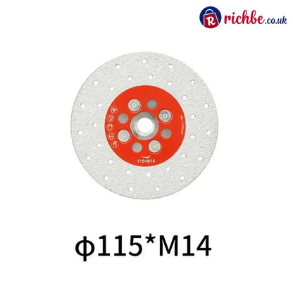 Diamond Brazed Grinding and Cutting Disc for Marble Tile and Stone - φ115*M14