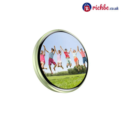🔥Digital Badge Photo Video GIF Display Screen Pins Pixel Touchscreen Lightweight 500mAh - Pin-back Style / Green