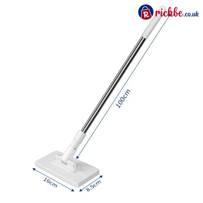 🧹Disposable Dust Mop with 4 Reusable Cloths✨Lightweight Floor Dusting Mop For Hardwood Tile Floors - Houseware & Kitchen