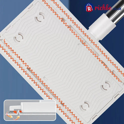 🧹Disposable Dust Mop with 4 Reusable Cloths✨Lightweight Floor Dusting Mop For Hardwood Tile Floors - Houseware & Kitchen