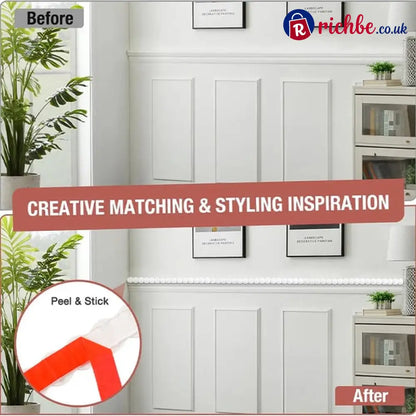 🤩DIY Self Adhesive Decorative Molding Trim