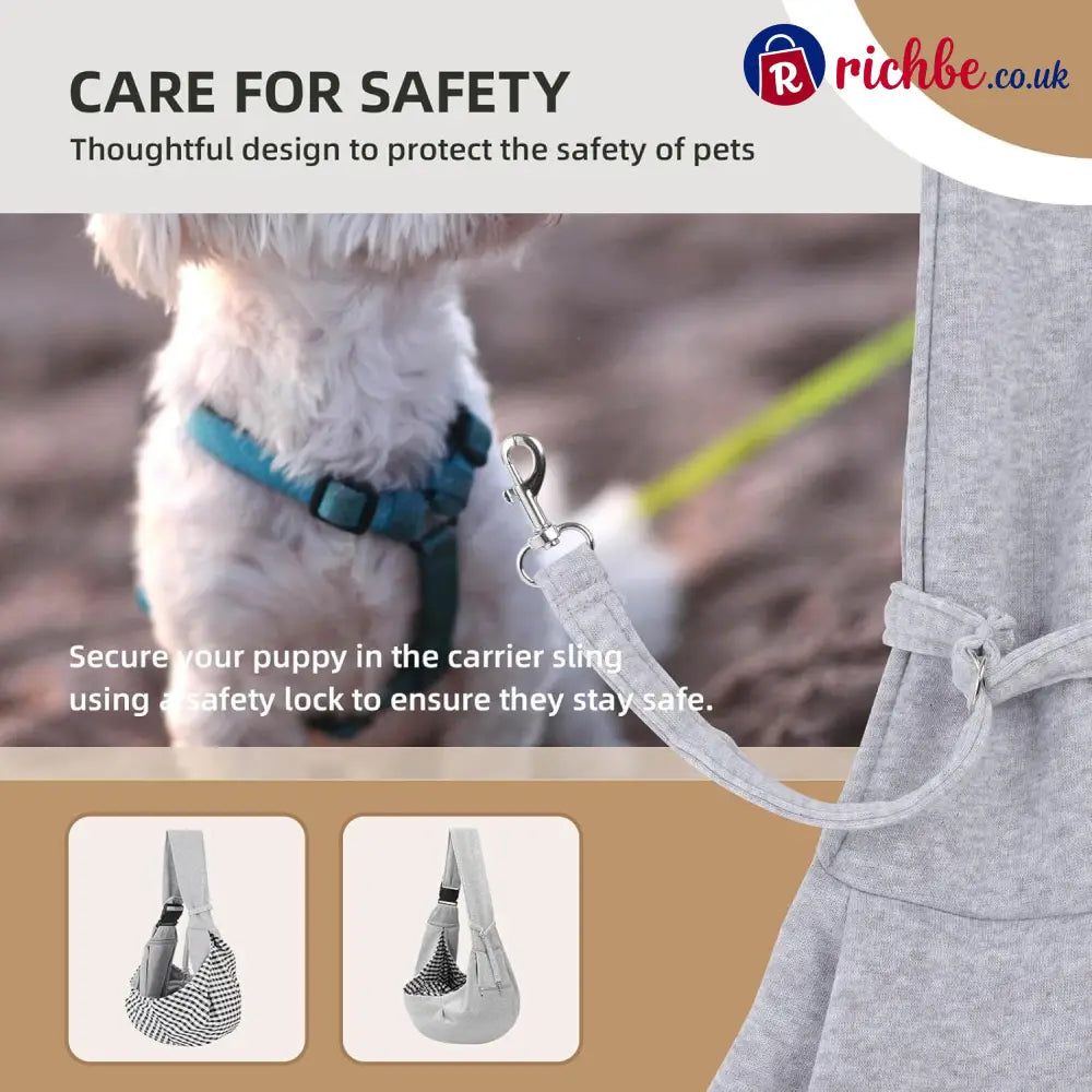 🎉Dog & Cat Sling for Small and Medium Pets Up to 15lbs