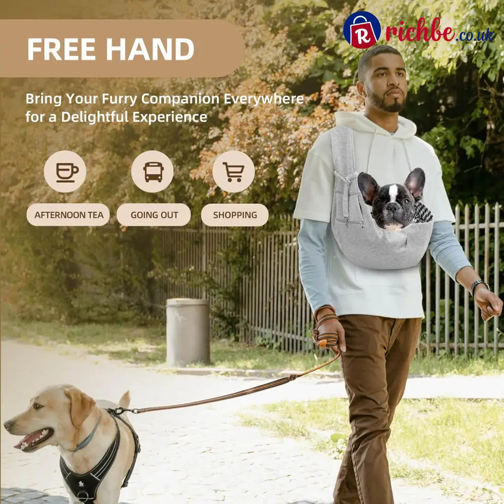 🎉Dog & Cat Sling for Small and Medium Pets Up to 15lbs