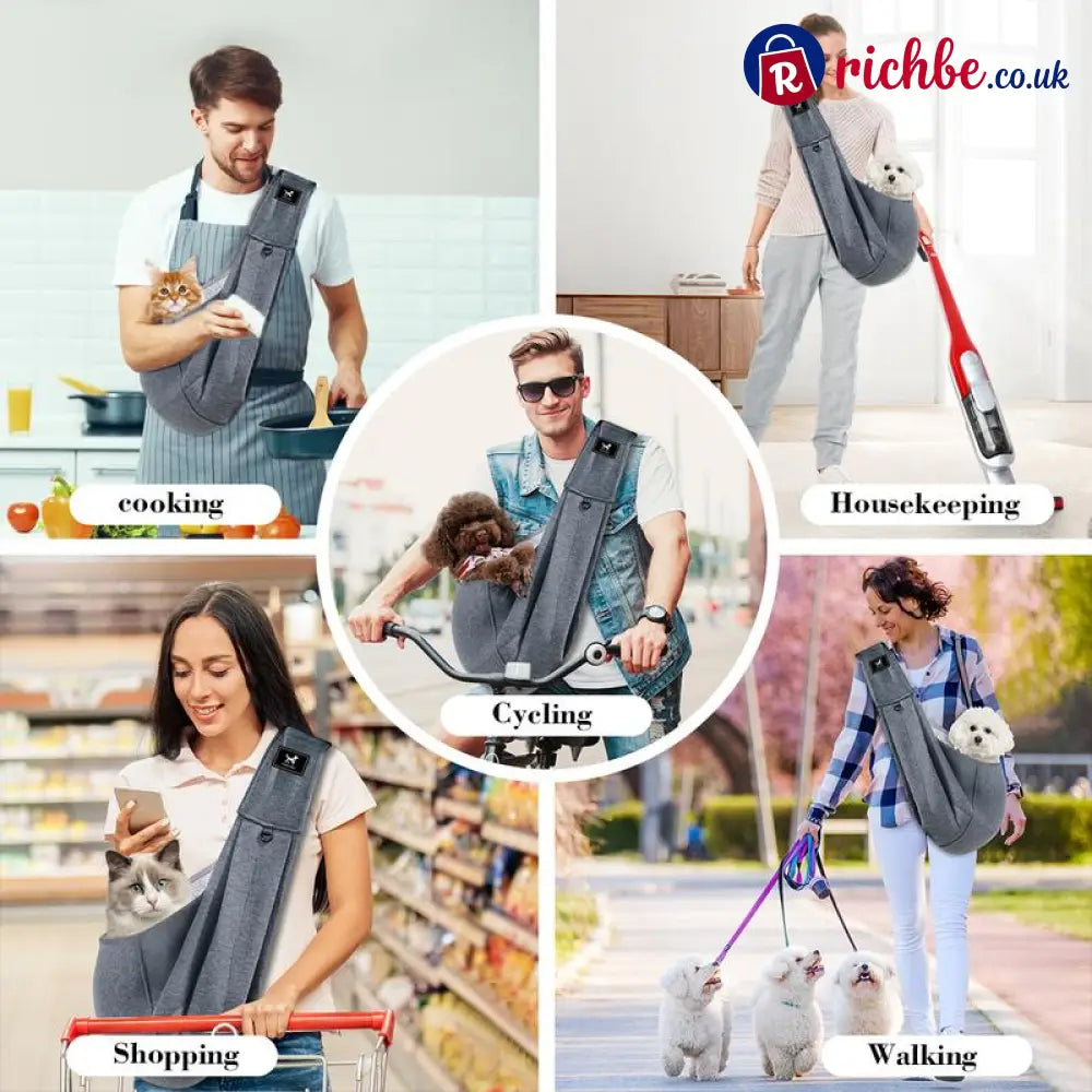 🎉Dog & Cat Sling for Small and Medium Pets Up to 15lbs