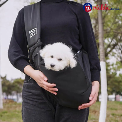 🎉Dog & Cat Sling for Small and Medium Pets Up to 15lbs - Black