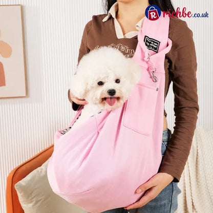 🎉Dog & Cat Sling for Small and Medium Pets Up to 15lbs - Pink