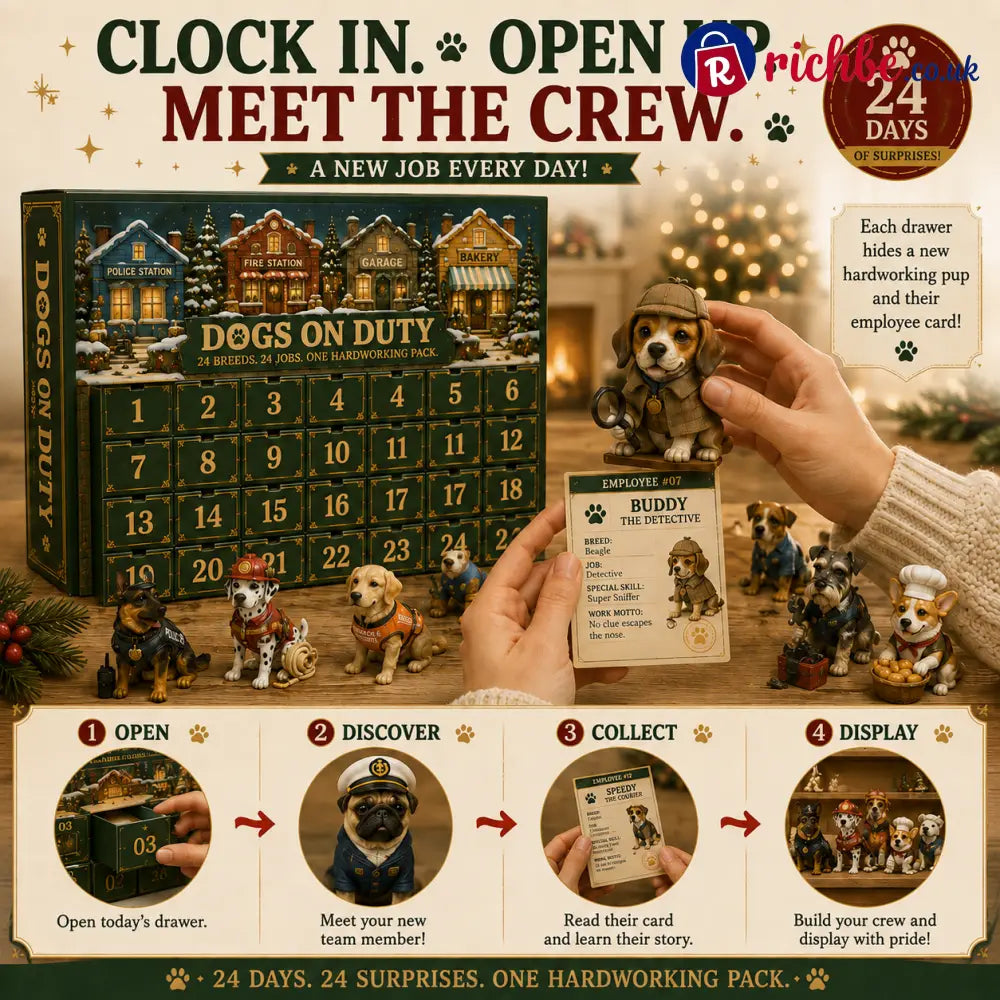 Dogs on Duty– 24 Breeds & 24 Jobs Dog Advent Calendar - Dogs on Duty