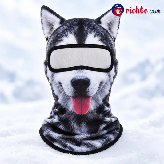 ❄️ DON’T BLEND INTO THE CROWD-3D Animal Face Ski Balaclava - Husky