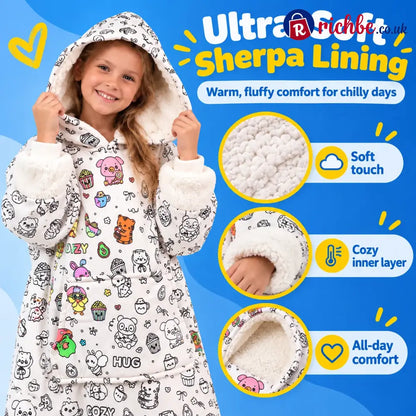 🎨🛌 Doodle Pajamas, Create Your Own Cozy Style & Make Every Night More Fun!