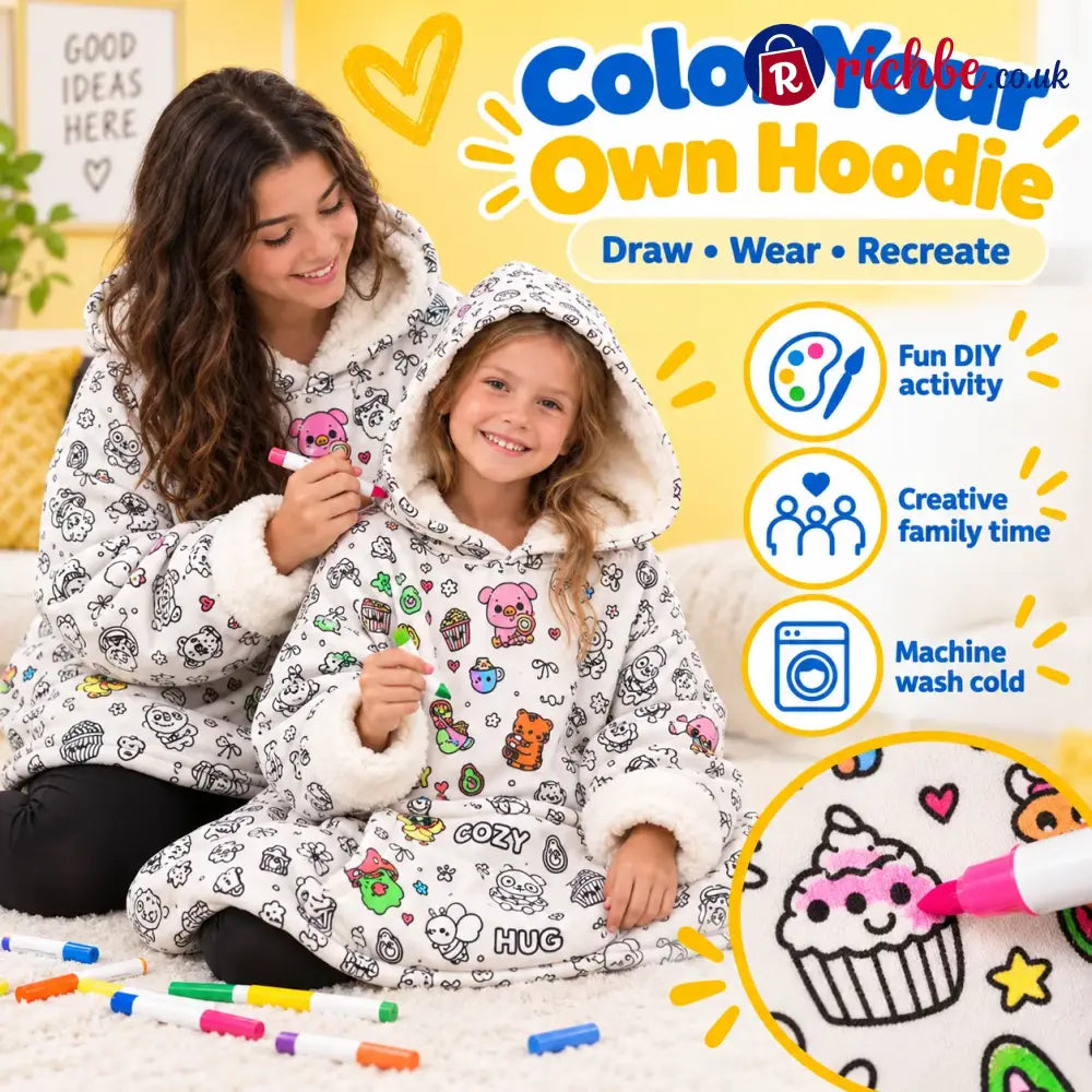 🎨🛌 Doodle Pajamas, Create Your Own Cozy Style & Make Every Night More Fun!