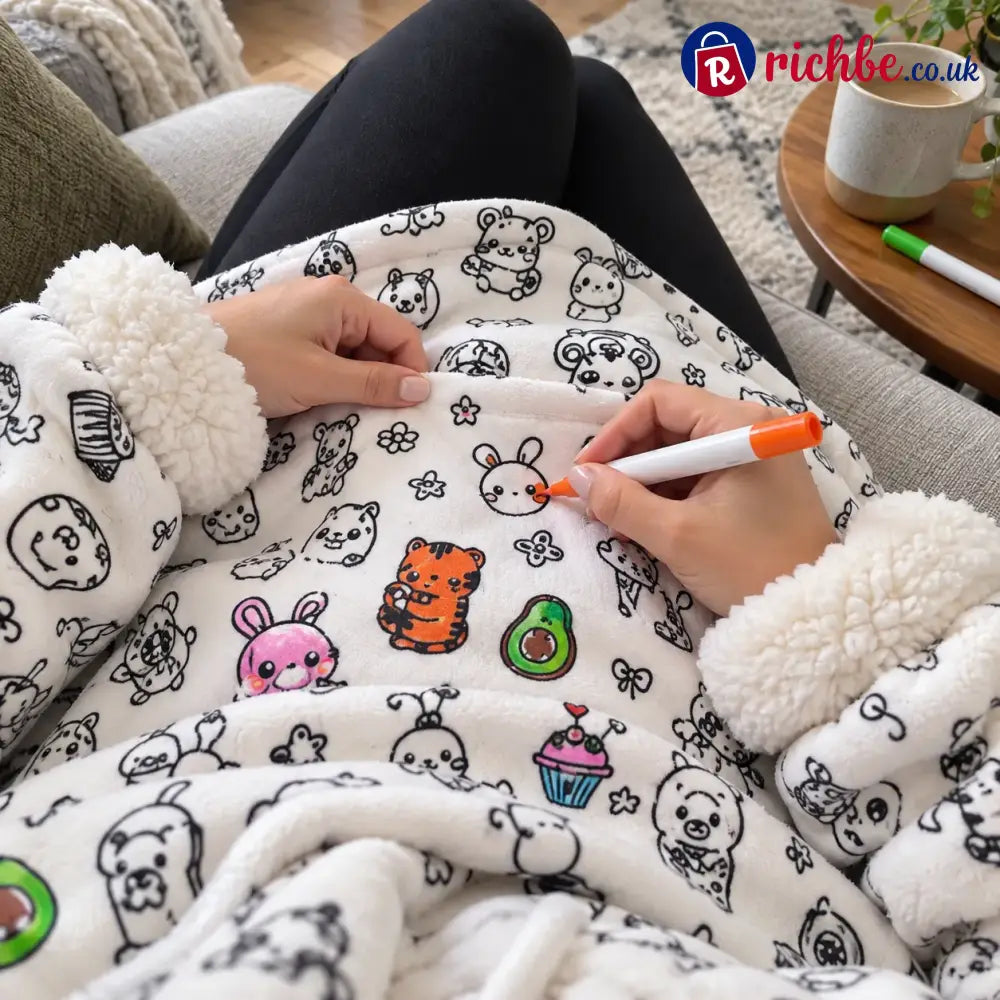 🎨🛌 Doodle Pajamas, Create Your Own Cozy Style & Make Every Night More Fun!