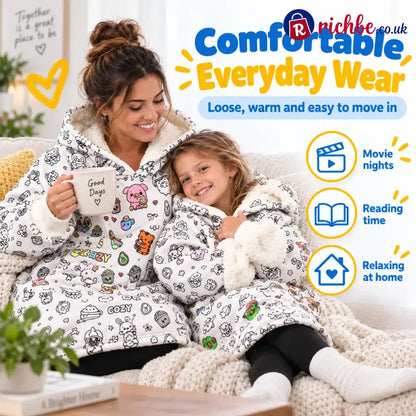 🎨🛌 Doodle Pajamas, Create Your Own Cozy Style & Make Every Night More Fun!