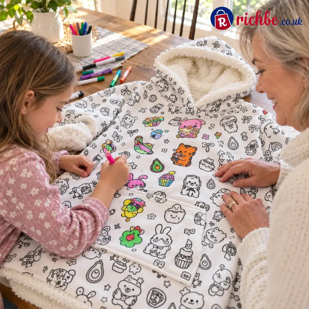 🎨🛌 Doodle Pajamas, Create Your Own Cozy Style & Make Every Night More Fun!
