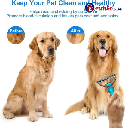 Double-Sided Pet Grooming Brush