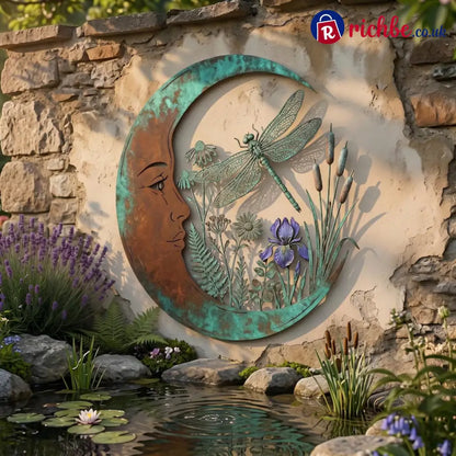 Dragonfly Moon Wall Decor