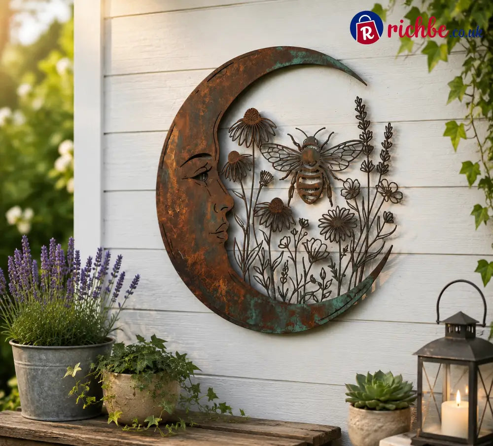 Dragonfly Moon Wall Decor