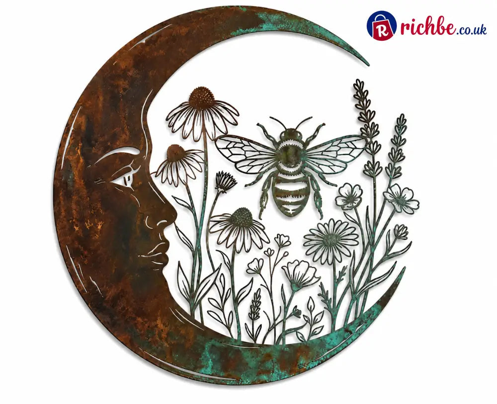 Dragonfly Moon Wall Decor