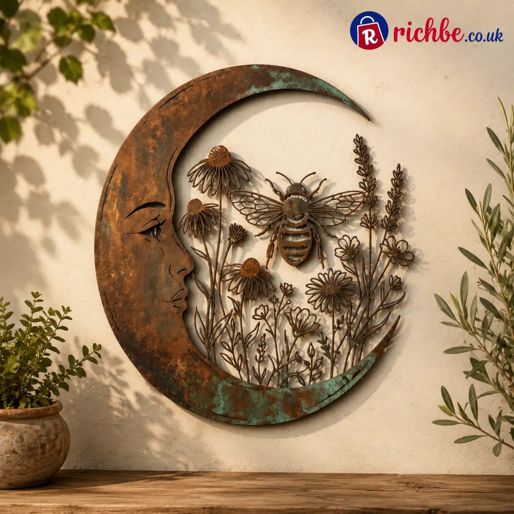Dragonfly Moon Wall Decor