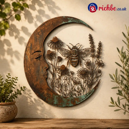 Dragonfly Moon Wall Decor