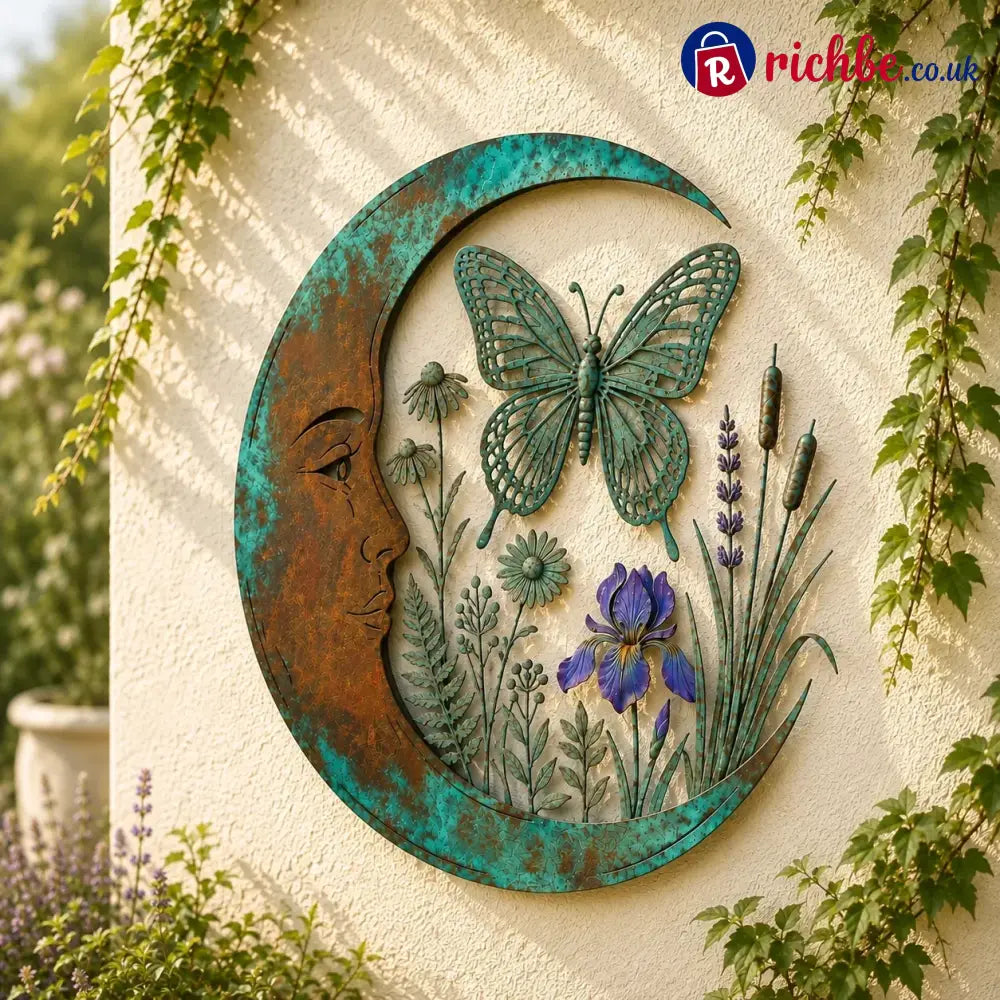 🌙Dragonfly Moon Wall Decor - Butterfly / 20cm