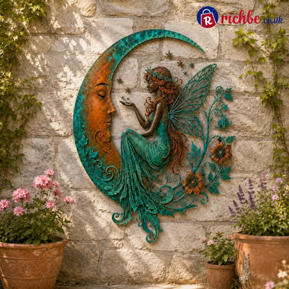Dragonfly Moon Wall Decor