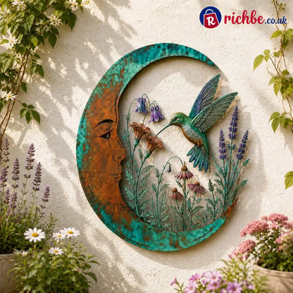 🌙Dragonfly Moon Wall Decor - Hummingbird / 20cm