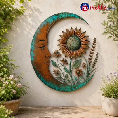 🌙Dragonfly Moon Wall Decor - Sunflower / 20cm