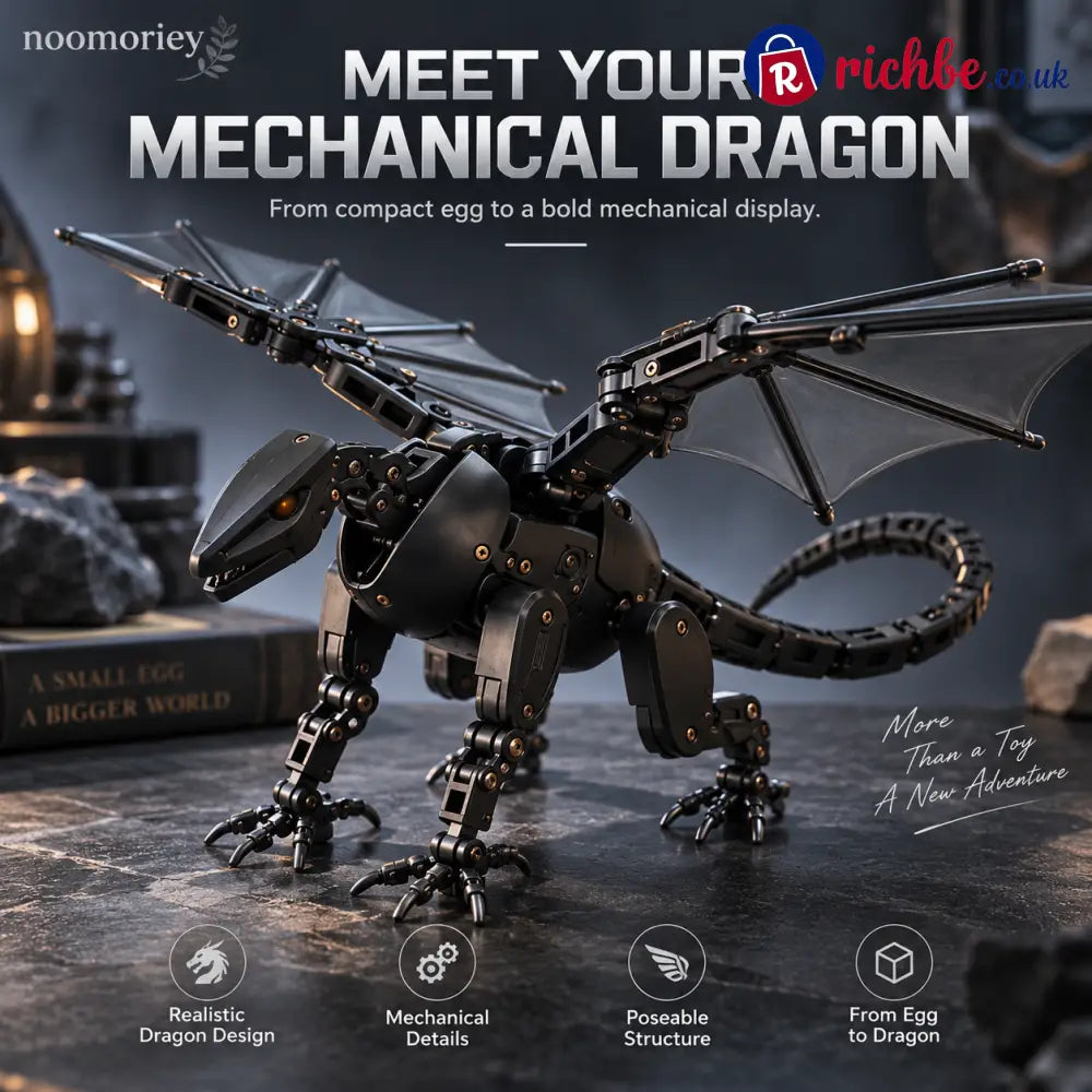 🥚🐉 DragonMorph – Egg to Dragon Transforming Mechanical Toy