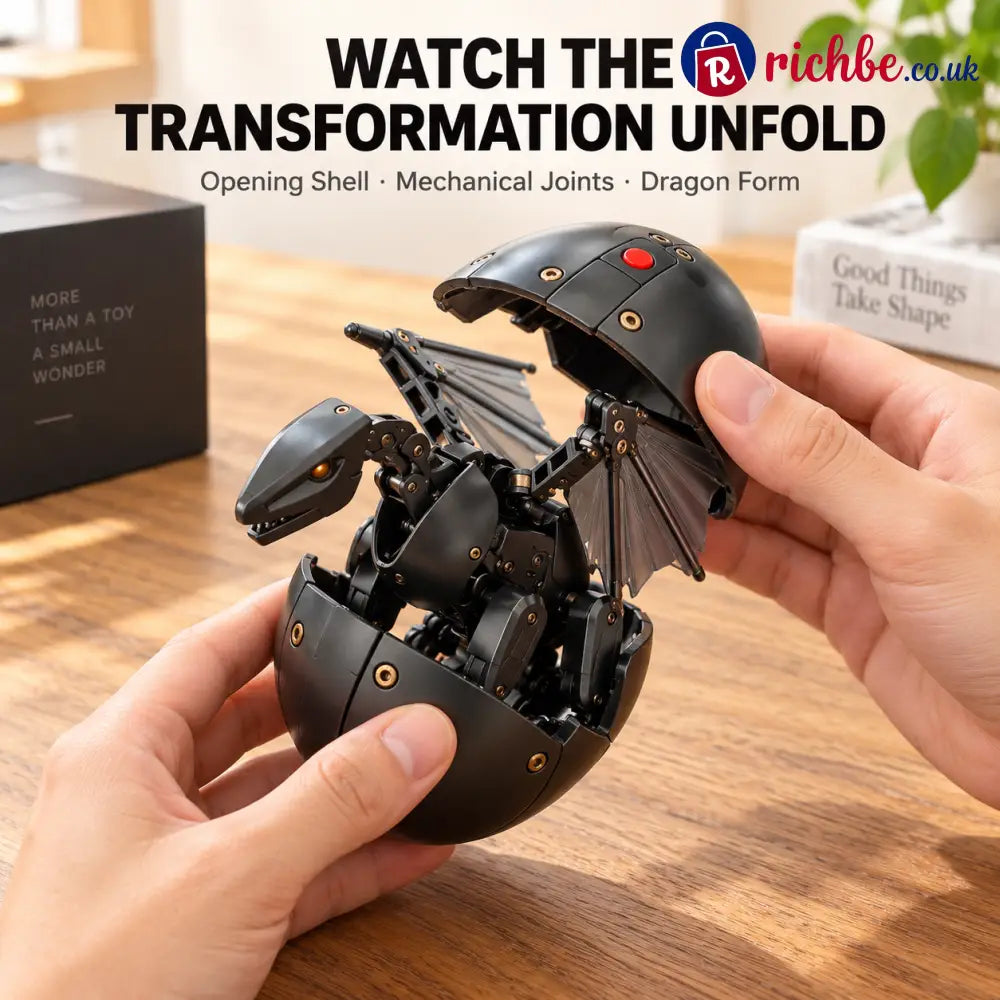 🥚🐉 DragonMorph – Egg to Dragon Transforming Mechanical Toy