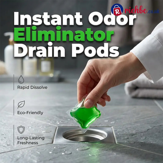 🏠💧Drain Deodorizer Pods – Bio‑enzyme formula neutralizes smells at the source