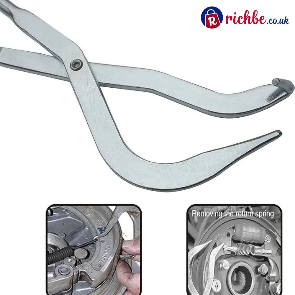 🔧 Drum Brake Spring Pliers, For Return Springs | Chrome Molybdenum | 215mm - 1pc - Tools & Gadgets