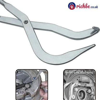 🔧 Drum Brake Spring Pliers, For Return Springs | Chrome Molybdenum | 215mm - 1pc - Tools & Gadgets