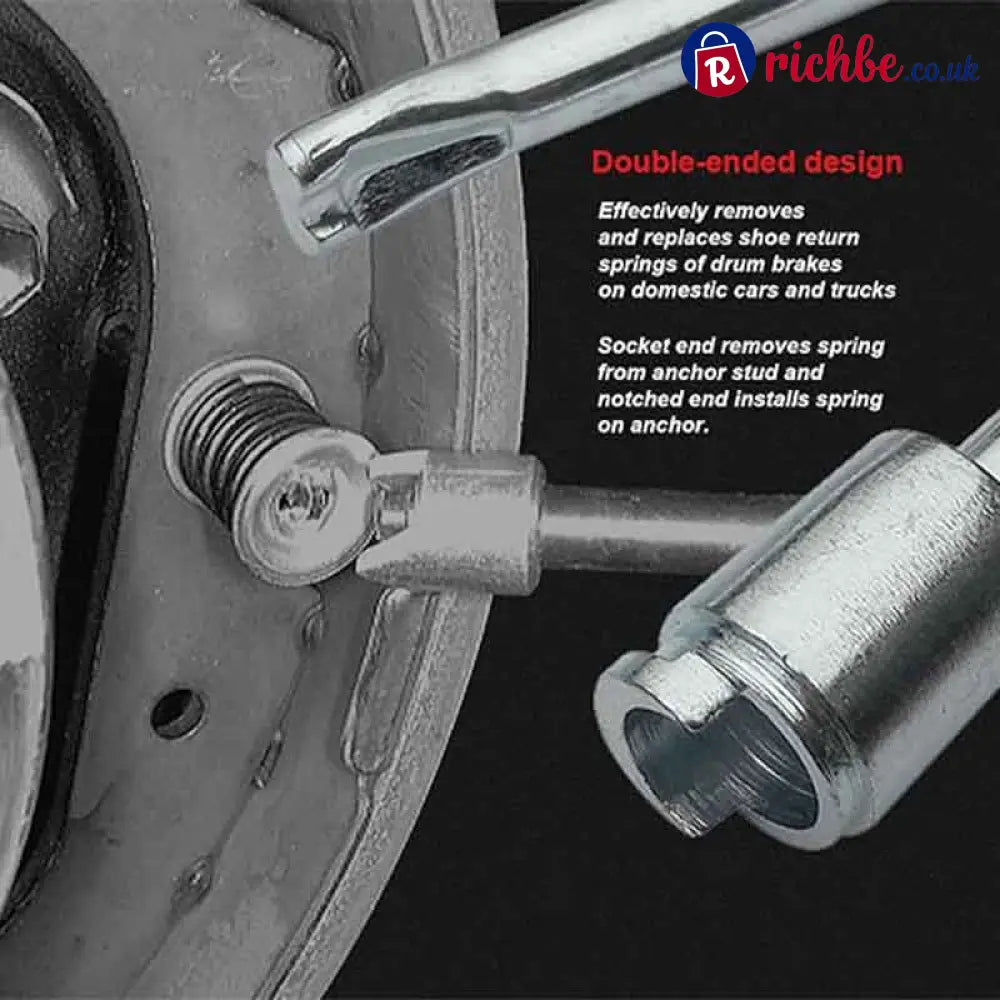 🔧 Drum Brake Spring Pliers, For Return Springs | Chrome Molybdenum | 215mm - 1pc - Tools & Gadgets