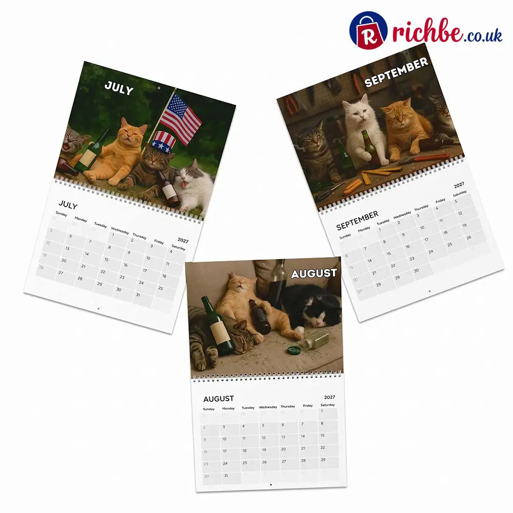 🍺🐱Drunk Cats 2027 Calendar