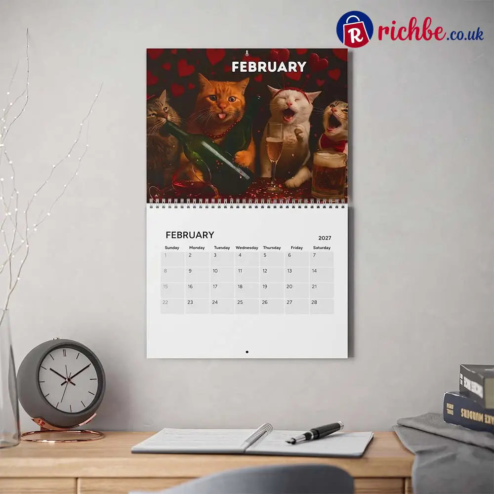 🍺🐱Drunk Cats 2027 Calendar