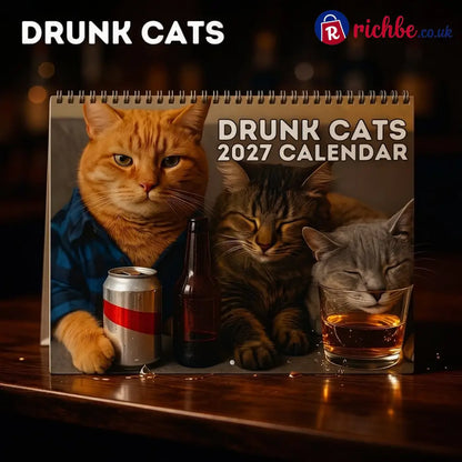 🍺🐱Drunk Cats 2027 Calendar